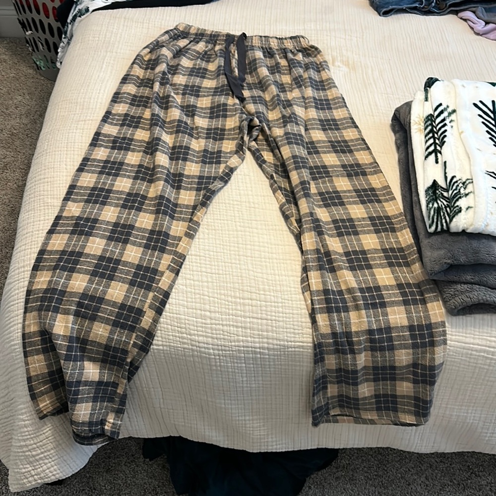 Brownish flannel pants, SIZE S
